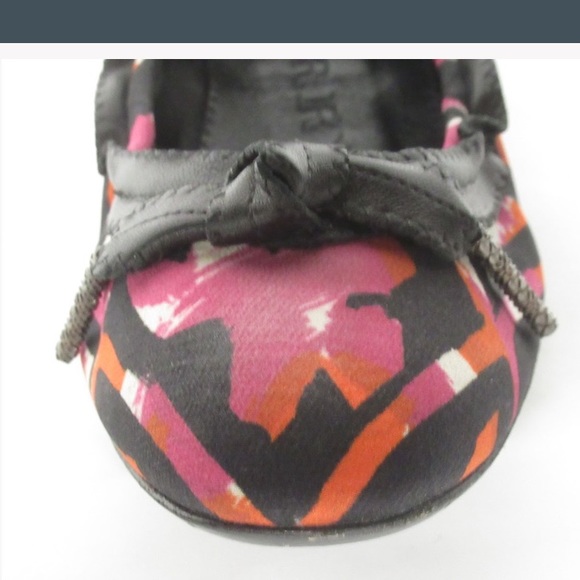 authentic BURBERRY size 36 cloth/leather FLATS - Picture 6 of 14